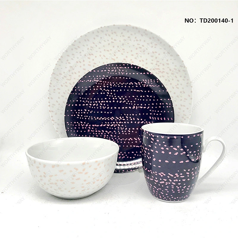 Fine porcelain dinner set for 4/6 persons-TD200140-1