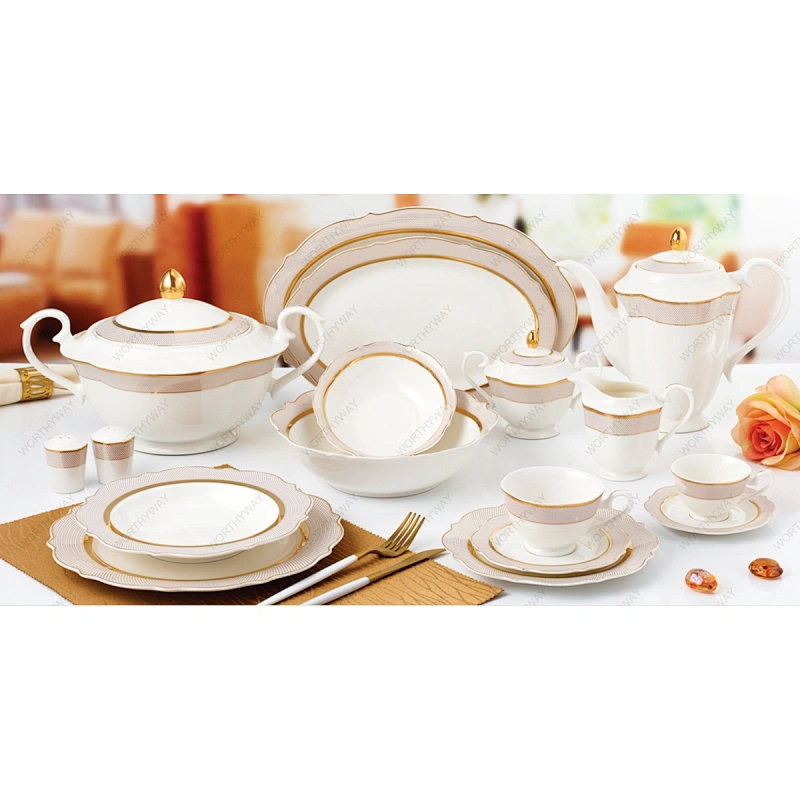 60pcs gold dinner set SR-34G