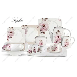 57pcs flower dinner set SOPHIE