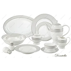 57pcs gold dinner set Donatella
