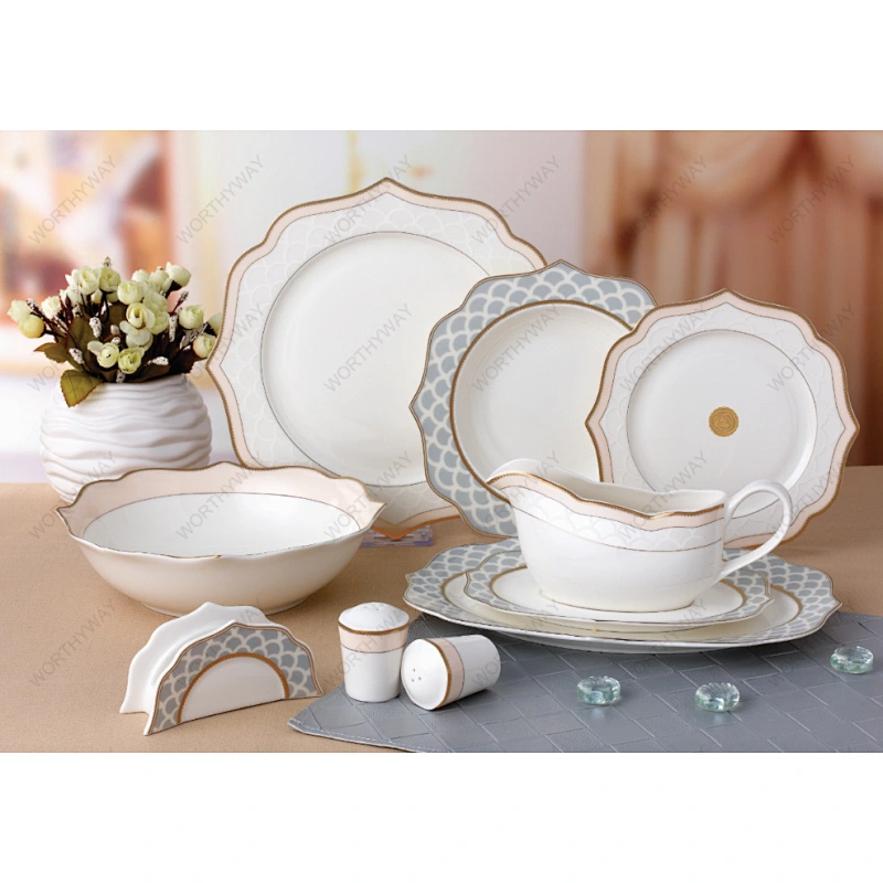 Victoria shape 27pcs dinner set 6664-1E