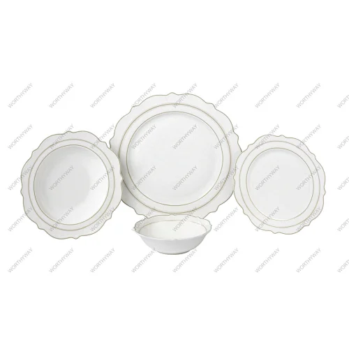 60pcs dinner set Petal 7335-1