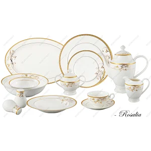 57pcs gold dinner set Rosalia