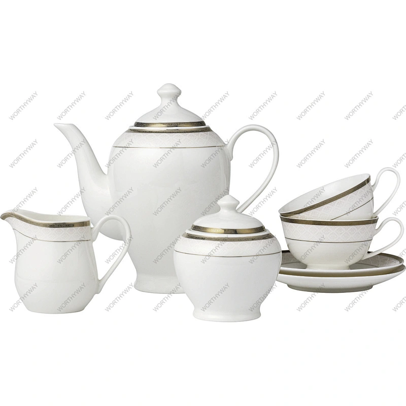 Round shape 15pcs tea set 6437