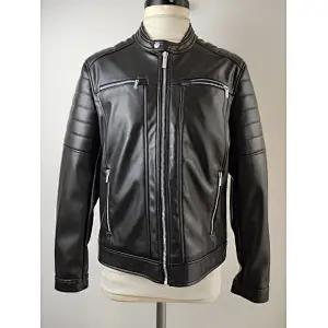 Wholesale outerdoor streetwear men black jacket