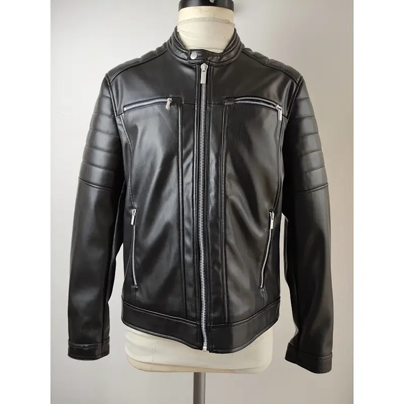 Wholesale outerdoor streetwear men black jacket