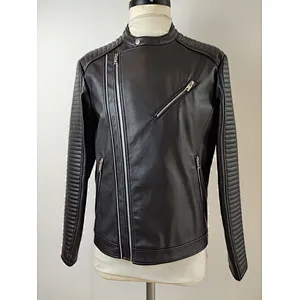 China supplier ex-factory price leather coat for men