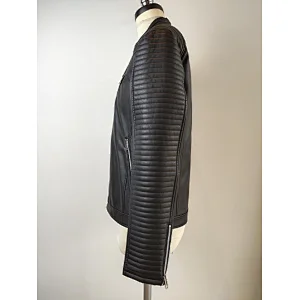 China supplier ex-factory price leather coat for men