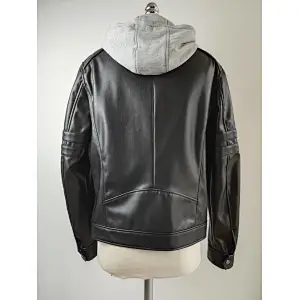 Fashion Leather Coat Men PU Jacket