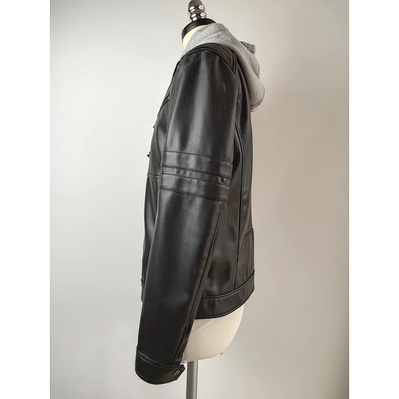 Fashion Leather Coat Men PU Jacket