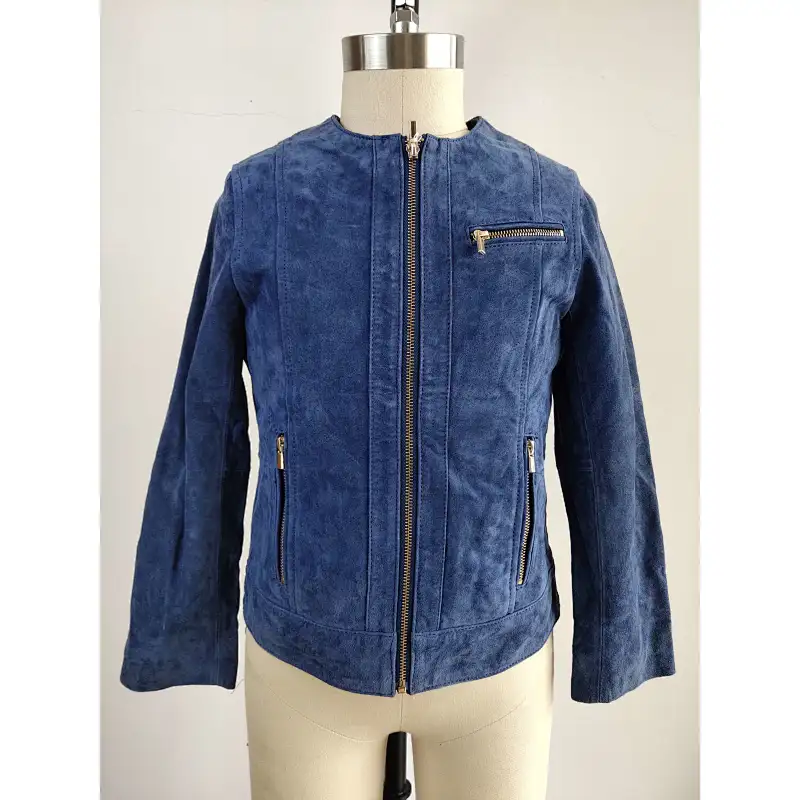 Wholesale baby girls suede jacket