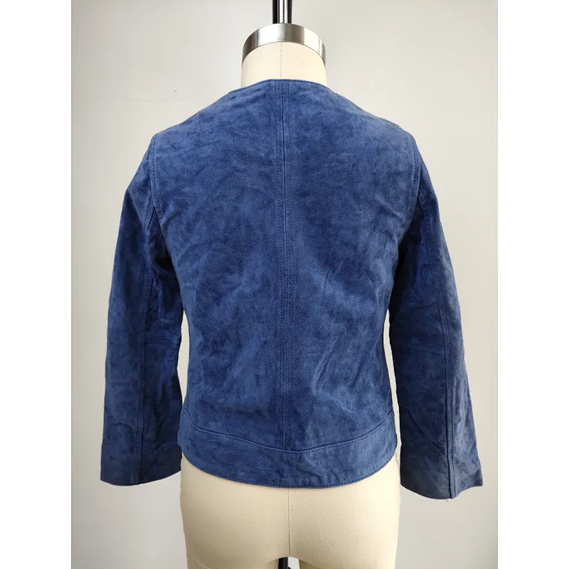 Wholesale baby girls suede jacket