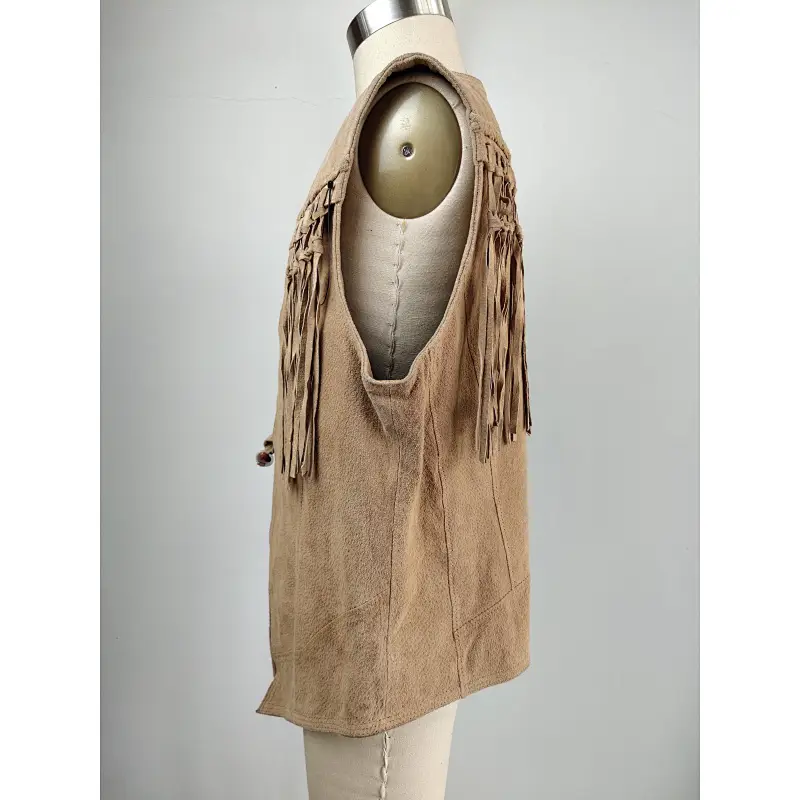 Handsome Boys Basic Street Coat Crop Suede Vest