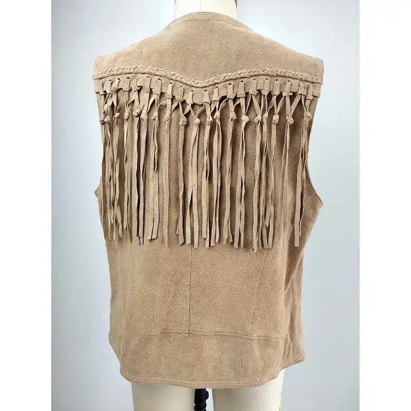 Handsome Boys Basic Street Coat Crop Suede Vest