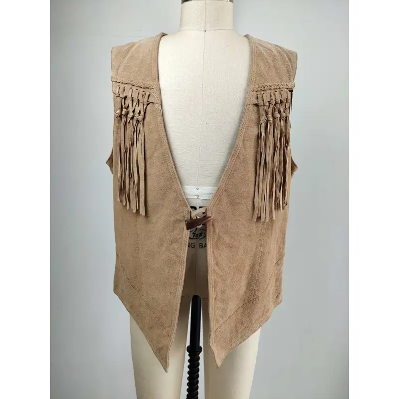 Handsome Boys Basic Street Coat Crop Suede Vest