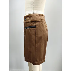 Brown suede pants for girls