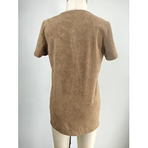Suede dress for baby girls from China
