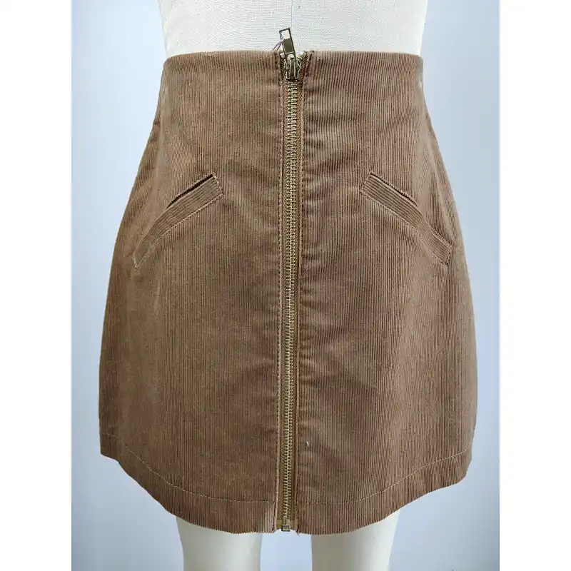 Custom Made Ladies Suede Short Dress
