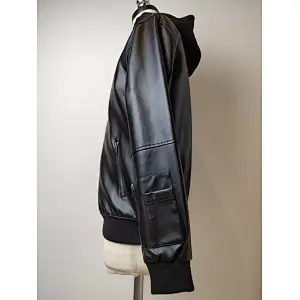 New mens Premium classic leather jacket