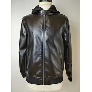 New mens Premium classic leather jacket