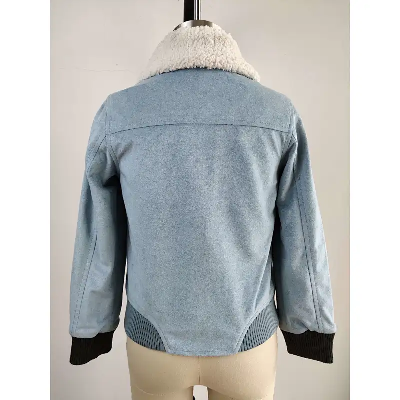 Cheap girl suede coat