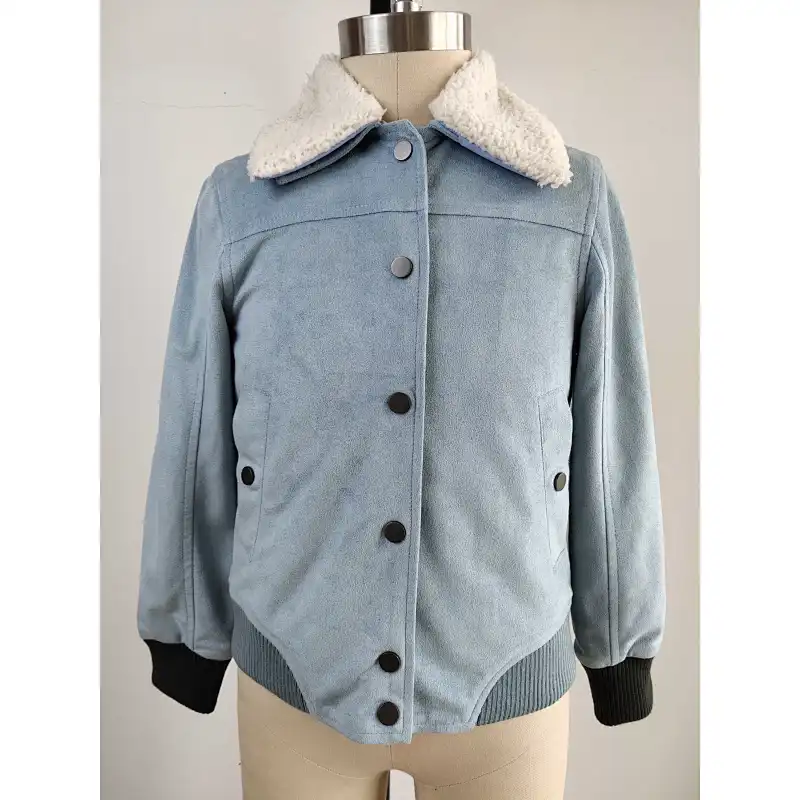 Cheap girl suede coat