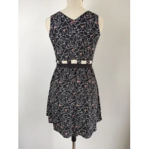 Women Fashionable Printed Dress