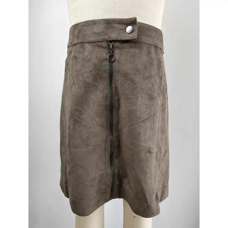 New arrival baby girls suede short dress