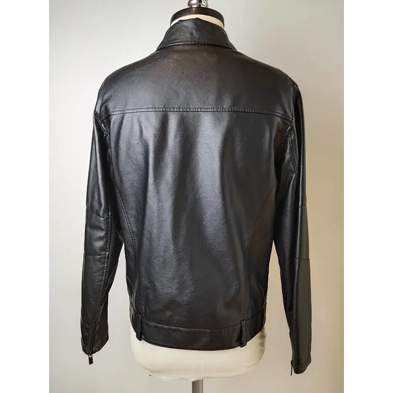 Modern style Men Waterproof PU coat