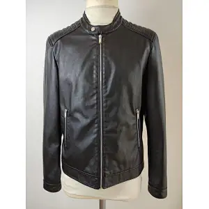 China Manufacturer fashion men's pu leather jacket