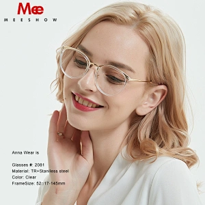 TR90 titanium alloy Glasses frame for women clear glasses transparent eyeglasses men' s myopia round glasses spectacle frame