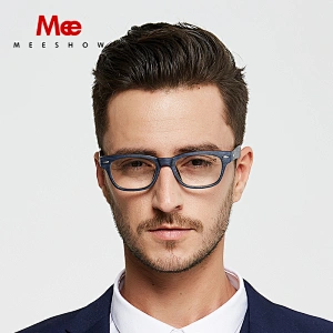 Reading Glasses Woody Blue Europe Style Men Women Retro Eyeglasses With Flex Glasses Frame French Concept 1512