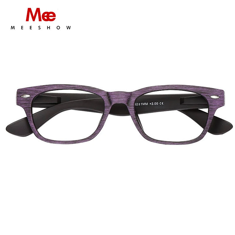 Reading Glasses Woody Blue Europe Style Men Women Retro Eyeglasses With Flex Glasses Frame French Concept 1512