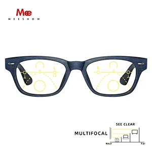 Reading Glasses Woody Blue Europe Style Men Women Retro Eyeglasses With Flex Glasses Frame French Concept 1512