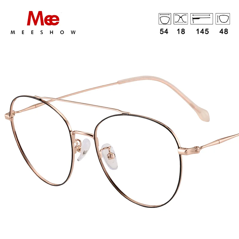 Pure titanium glasses Fram Men Women's eyeglasses pilot designer prescription glasses retro full optical mens's spectacle 8822