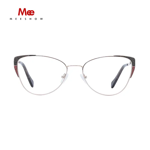 MEESHOW Glasses Frame Men women new woman's cat eye glasses Female Myopia Optical Frames Clear Spectacles computer eyeglass 6934