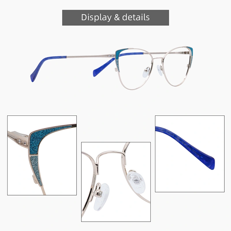 MEESHOW Brille Rahmen Männer Frauen neue Frau Cat Eye Brille Frau Myopie Optische Rahmen Clear Spectacles Computer Brille 6934
