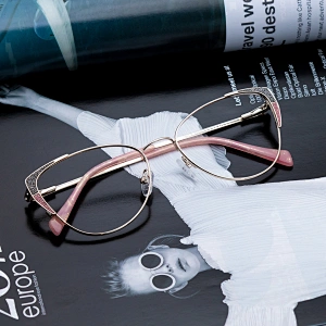 MEESHOW Brille Rahmen Männer Frauen neue Frau Cat Eye Brille Frau Myopie Optische Rahmen Clear Spectacles Computer Brille 6934