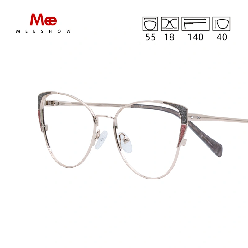 MEESHOW Brille Rahmen Männer Frauen neue Frau Cat Eye Brille Frau Myopie Optische Rahmen Clear Spectacles Computer Brille 6934