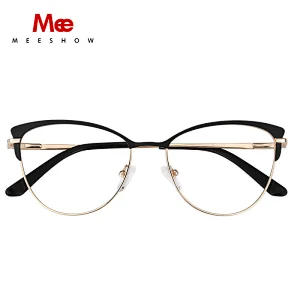 MEESHOW Glasses Frame Men women oval Prescription Eyeglasses Female Myopia Optical Frames Clear Spectacles Eyewear m6916
