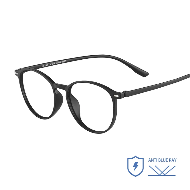 Meeshow Anti Blue Ray Reading Glasses TR90 Ultralight Transparent Glasses Retro Men Women eyeglasses Computer Lesebrille 1933
