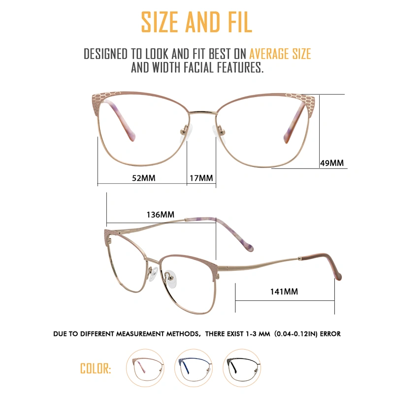 Meeshow Women's glasses frame  Ladies Trending Eyewear Square INS Myopia Prescription glasses Fashion Optical Eye glasses 6930