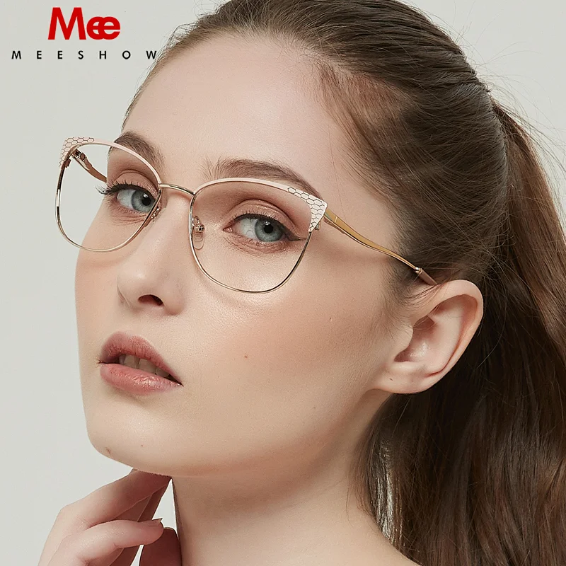 Meeshow Women's glasses frame  Ladies Trending Eyewear Square INS Myopia Prescription glasses Fashion Optical Eye glasses 6930