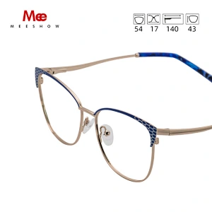 Meeshow Women's glasses frame  Ladies Trending Eyewear Square INS Myopia Prescription glasses Fashion Optical Eye glasses 6930
