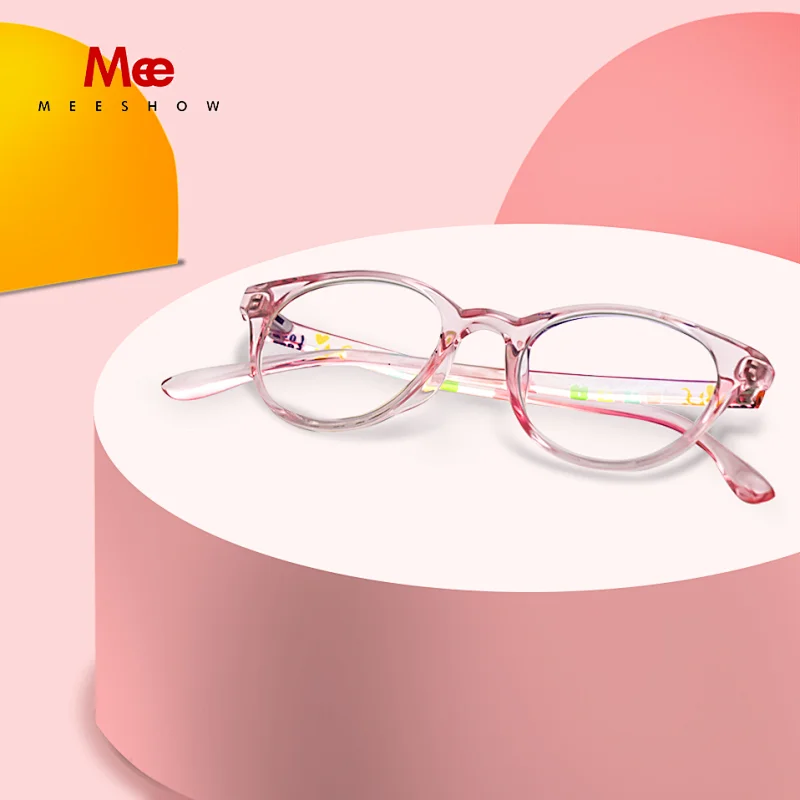 Meeshow Anti Blue Light Blocking Glasses For Children Kids Boy Girl Computer Kids Glasses Blue Ray eyeglasses TK1940