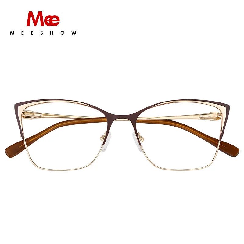 MEESHOW NEW design Glasses Frame women's cat eye eyeglasses optical glasses frame myopia Female Prescription Glasses m6917