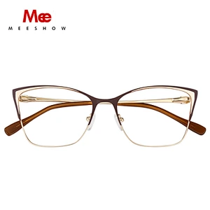 MEESHOW NEW design Glasses Frame women's cat eye eyeglasses optical glasses frame myopia Female Prescription Glasses m6917