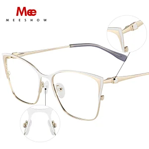 MEESHOW NEW design Glasses Frame women's cat eye eyeglasses optical glasses frame myopia Female Prescription Glasses m6917