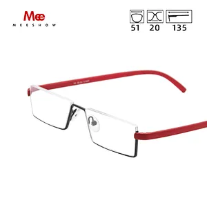 meeshow Alloy Reading Glasses TR90 Men women Eyeglasses metal Hyperopia Europe fashion reading glasses 2.0 2.5 3.0 3.5 T0417