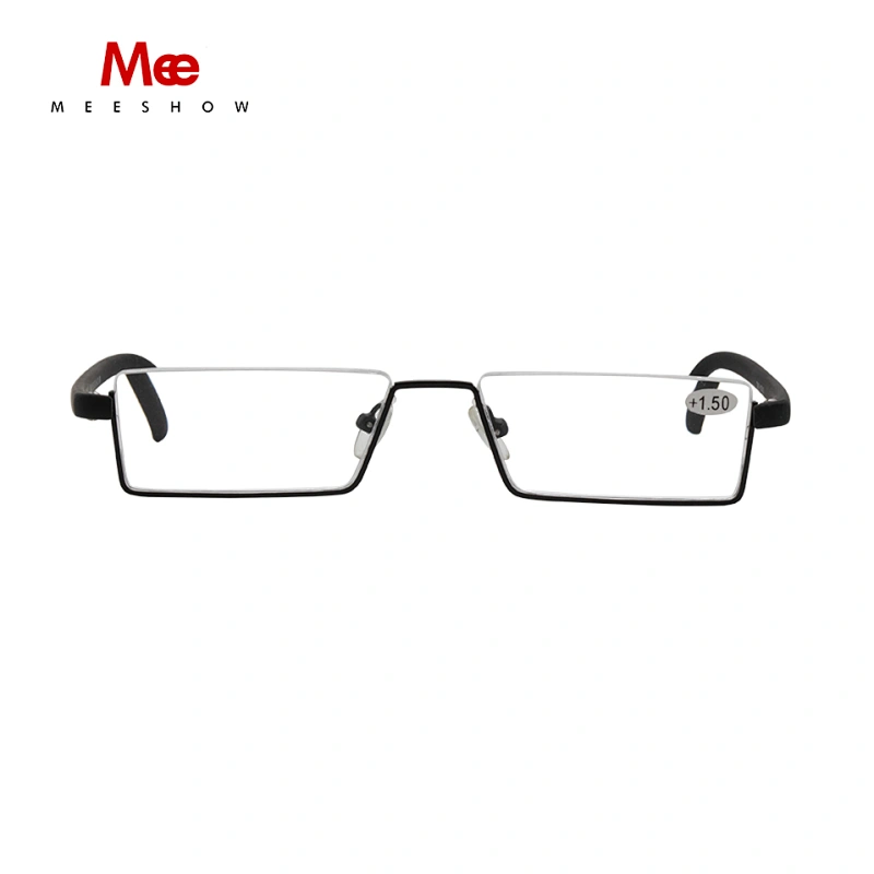 meeshow Alloy Reading Glasses TR90 Men women Eyeglasses metal Hyperopia Europe fashion reading glasses 2.0 2.5 3.0 3.5 T0417